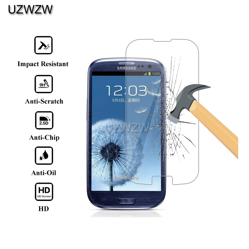 2 шт Для samsung Galaxy S3 Стекло 2.5D защитное закаленное стекло для samsung Galaxy S3 i9300 i9305 S3 Защитная пленка для экрана