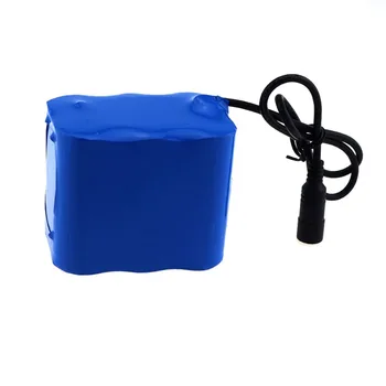 

6x26650 36000mAh 4.2V 8.4V Battery Pack for Bicycle Light Head Lamp+ Battery Bag+ Charger