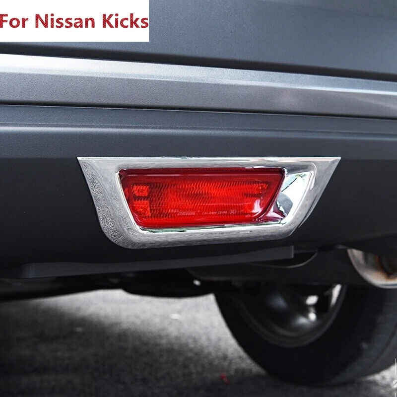 Новинка для Nissan Kicks 2016 2017 2018 ABS хром задний нижний стоп-сигнал крышка лампы отделка
