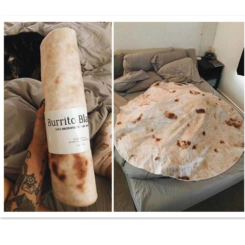 12 видов комфортных продуктов мексиканское Burrito оберточное одеяло необычное