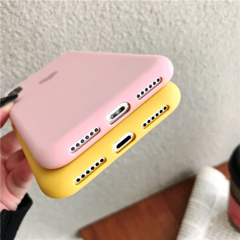 Милый чехол для телефона с сердечками iphone X XR XS Max Модный мягкий из ТПУ ярких