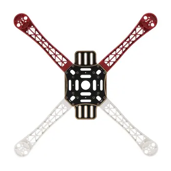

HJ 450 4-axis 450 F Frame Airframe Flame Wheel Strong Smooth KK MK MWC Quadcopter Red+White+Black