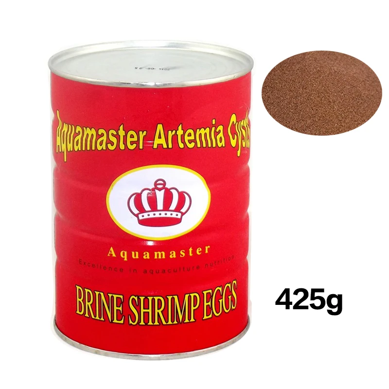 

1 piece granules 425g artemia shrimp eggs fish and shrimp feed high hatching rate big red eggs can hatch Fairy egg