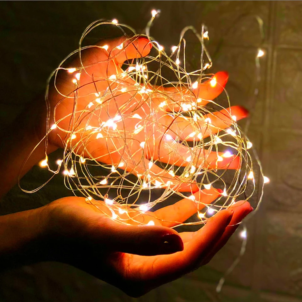 

2M 5M 10M Led Light Decoration 5V USB Garland Fairy Lights Copper Wire String Lights For Birthday Party Wedding Indoor Lighting
