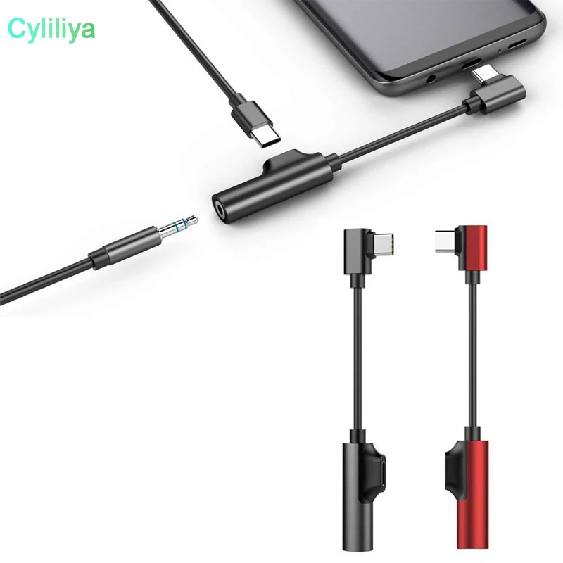 

Type C To 3.5 Earphone Cable Adapter USB Type C To 3.5MM Adapatador Audio Jack 2 in 1 Type-C Converter Wholesales Free Shipping