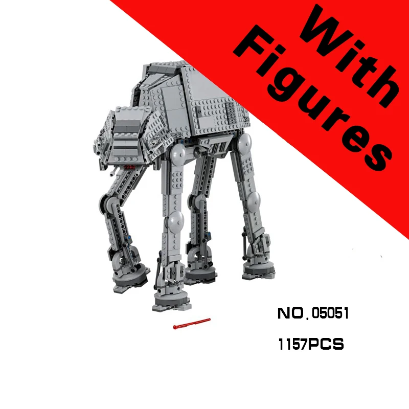 

Lepin 05051 Star Series Force Awaken The AT Transpotation Armored Robot Building Blocks Bricks Educational Toy 75054 War wars