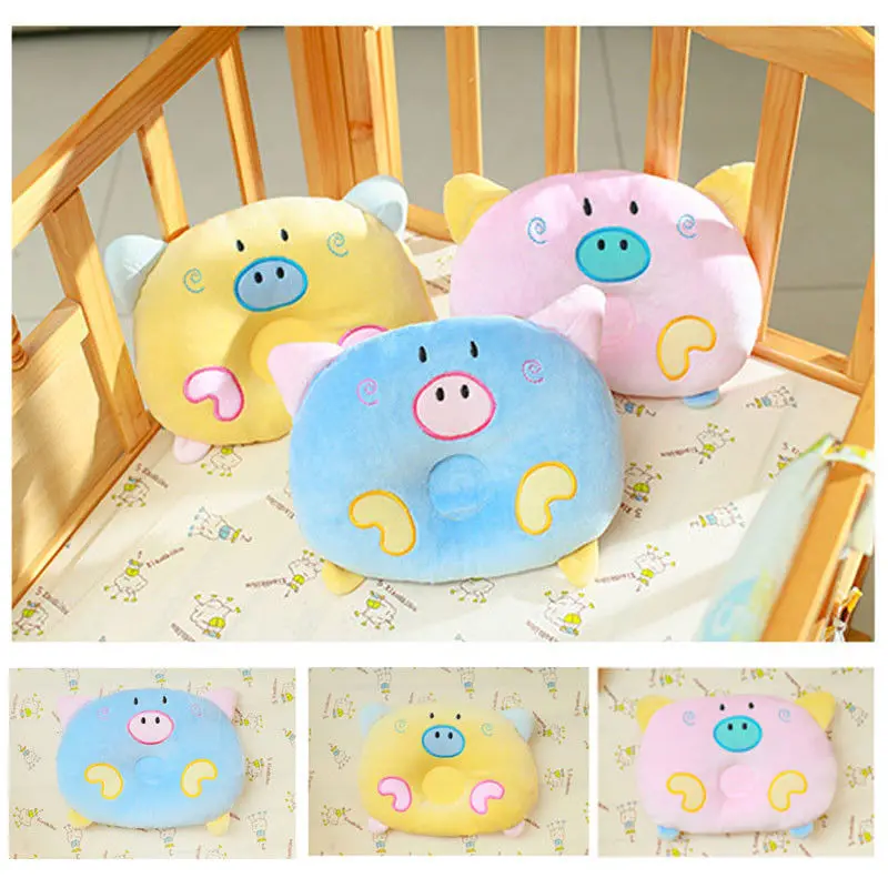 

New Baby Pillow Prevent Flat Head Memory Foam Infant Cushion Sleeping Support Cute Baby Pillow