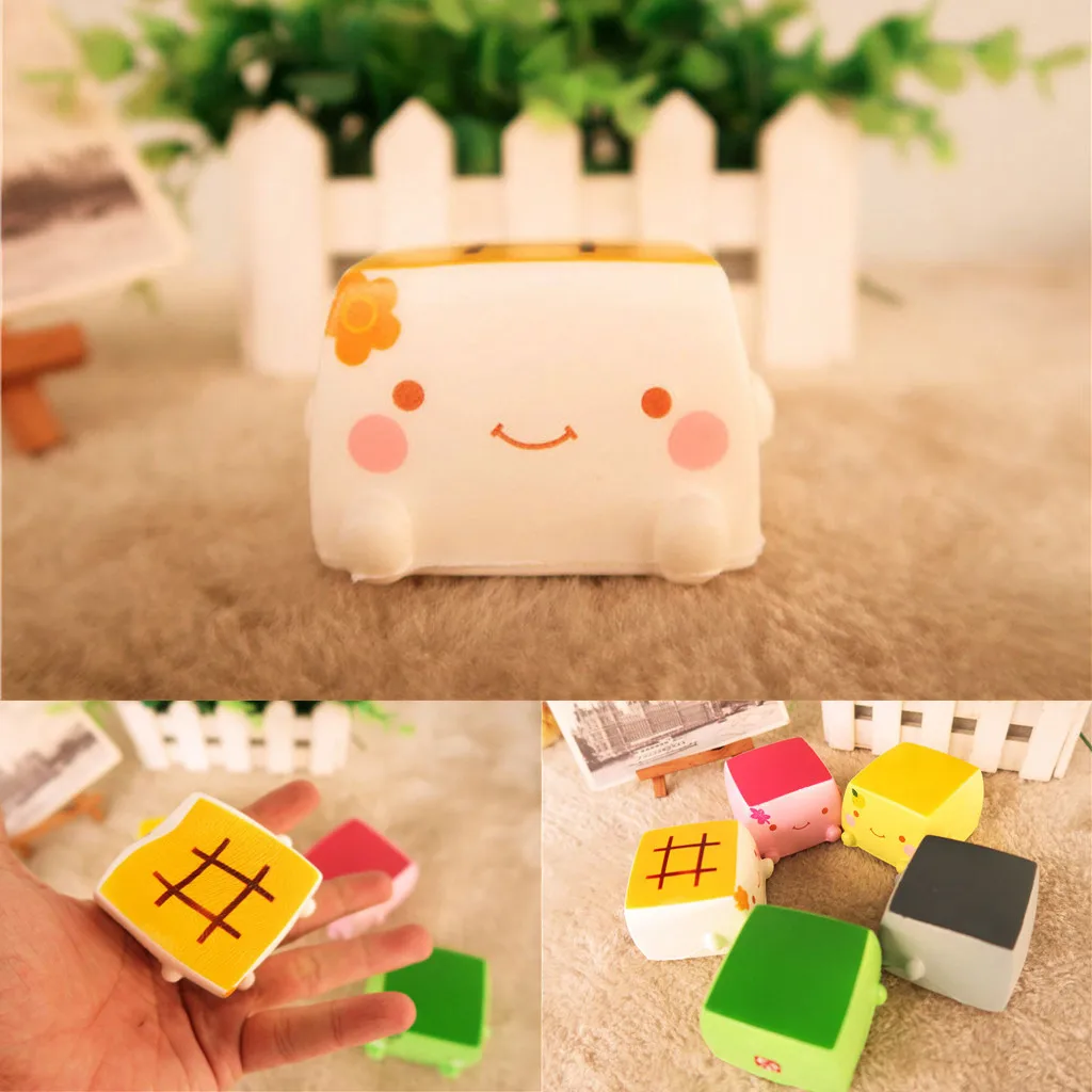 Игрушка-давилка Kawaii очаровательные Милые Имитация тофу супер замедлить рост детские игрушки снятие стресса игрушка подарок снятие стресса игрушка 19May7