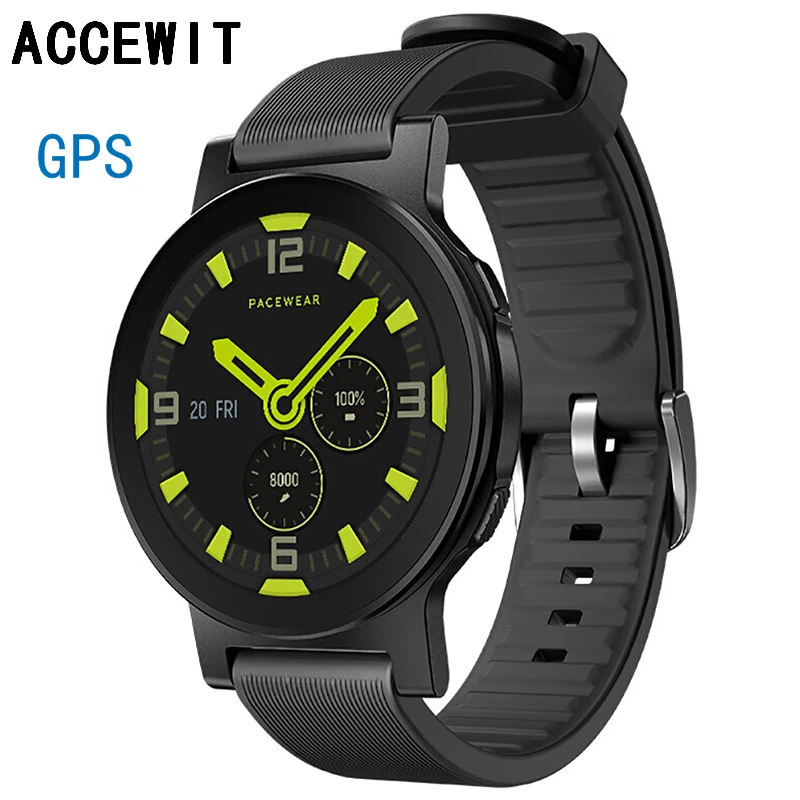 

PACEWEAR P1 GPS Smart Watch Bluetooth Sports Smartwatch Profession Waterproof Heart Rate Monitor Sleeping Alert for Android IOS