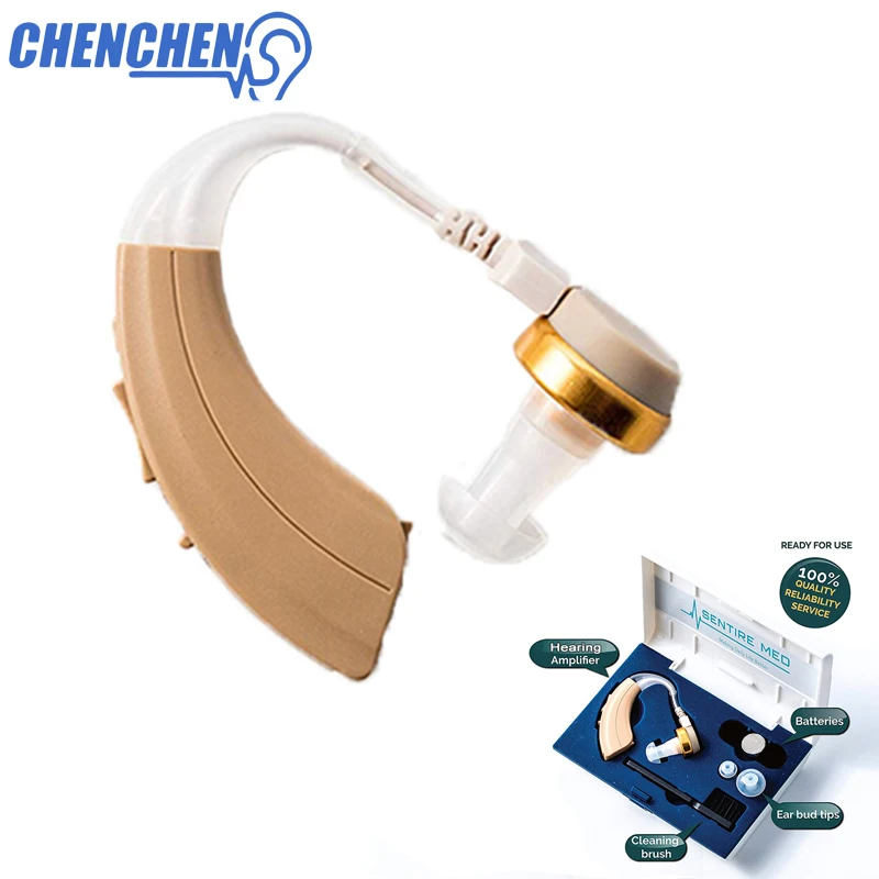 

Behind Ear Hearing AID Convenient Volume Adjustable High-Low Tone Digital Audifono Ear Care Hearing AIDS