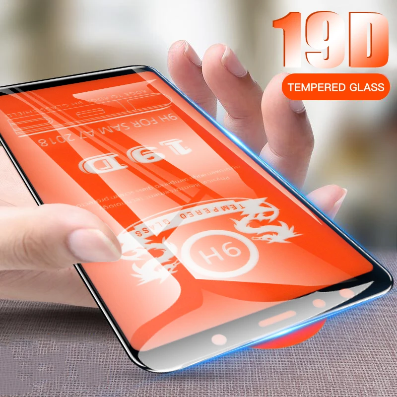 19D Защитное стекло для экрана Samsung Galaxy A6 A8 Plus A5 A7 2018 закаленное A9 Star Lite A9S защитное
