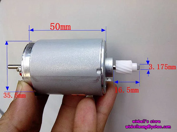 Новый двигатель постоянного тока с низким уровнем шума 545 большим крутящим