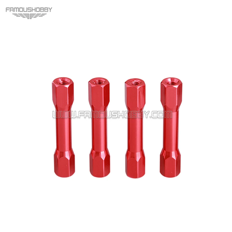 

Famoushobby 4pcs/lot M3x25mm Anodized CNC Aluminum Hex-Step Standoffs for X Frame