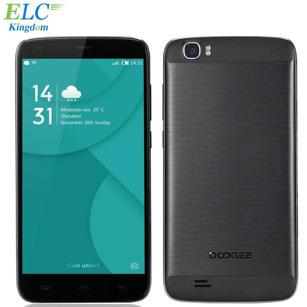  Original DOOGEE T6 Pro 6250mAh 4G LTE Smartphone 5.5'' 1280x720 HD Android 6.0 MT6753 Octa Core 3GB RAM+32GB ROM 5MP+13MP OTG 
