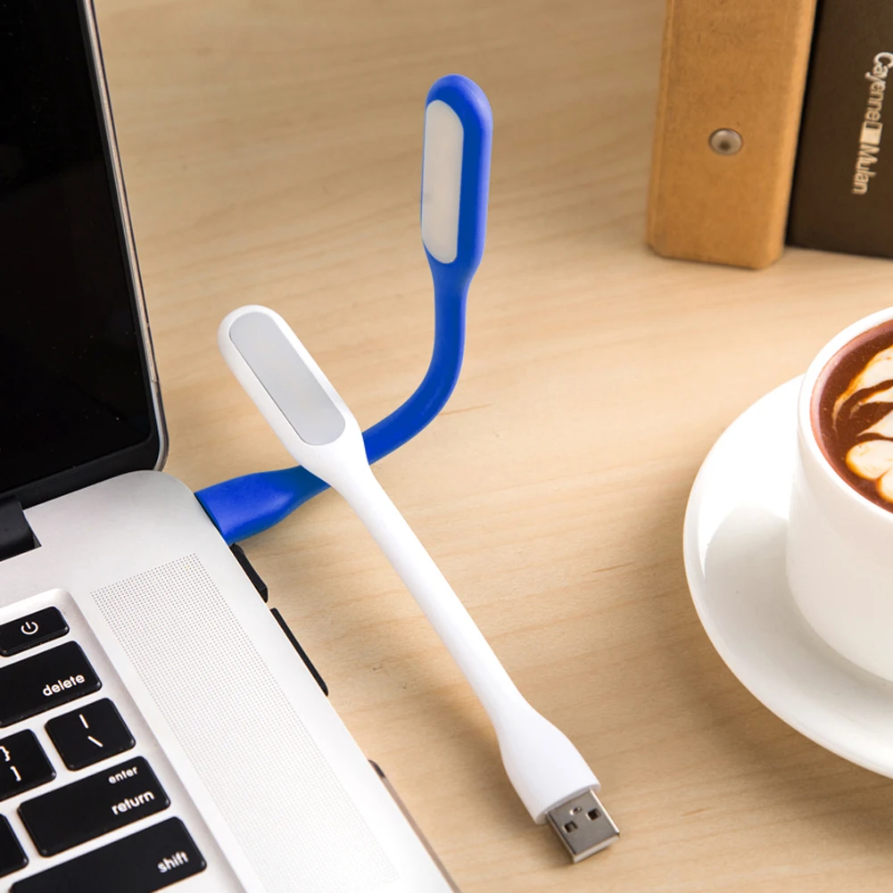 8 шт. книжный светильник 5 в 1 2 Вт мини USB светодиодный для Xiaomi PowerBank чтения ноутбука