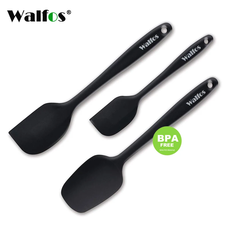 WALFOS set of 3 heat resistant Silicone Cooking Tools Kitchen Utensils Set baking pastry tools spatula spoon turner accessories WALFOS set of 3 heat resistant Silicone Cooking Tools Kitchen Utensils Set baking pastry tools spatula spoon turner accessories
