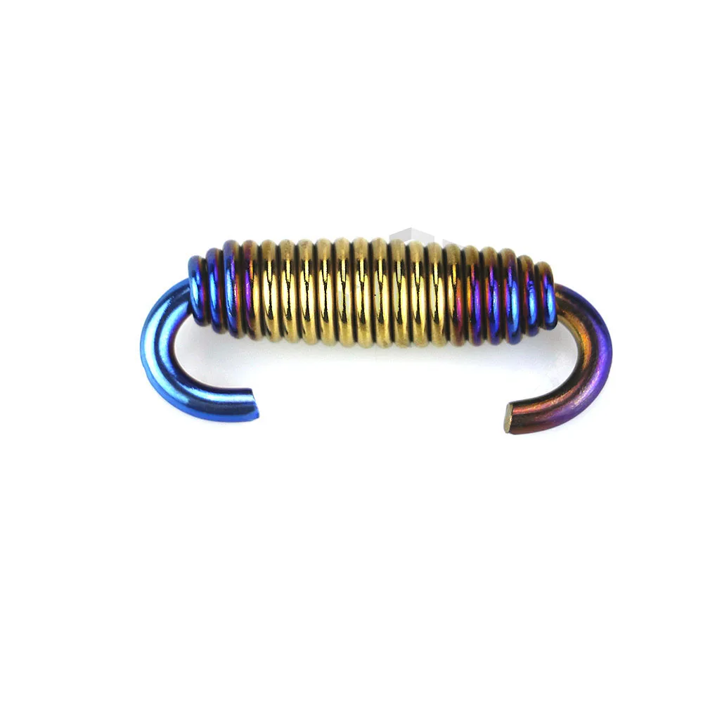 Универсальный вытяжной глушитель из нержавеющей стали для мотоцикла 2 шт. 60 мм