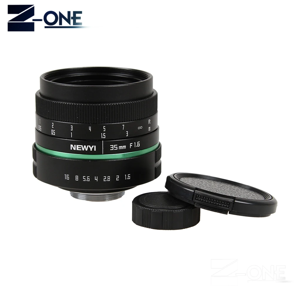 Объектив для телевизора NEWYI 35 мм f1.6 объектив с креплением C Olympus Panasonic Micro 4/3 M4/3 G7 G10