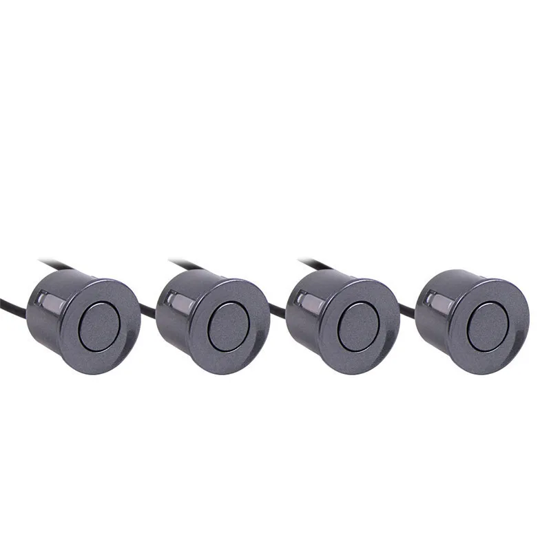 4pcs/set Sensors Buzzer No Drill Hole Saw 22mm Car Parking Sensor Kit Reverse Radar Sound Alert Indicator System