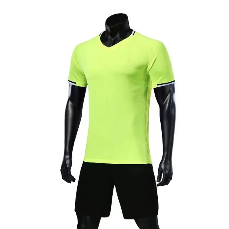 Мужские Дышащие футбольные спортивные костюмы 19 футбольные майки Футбольная форма футбольные майки спортивные беговые наборы - Color: 6017 Ygreen