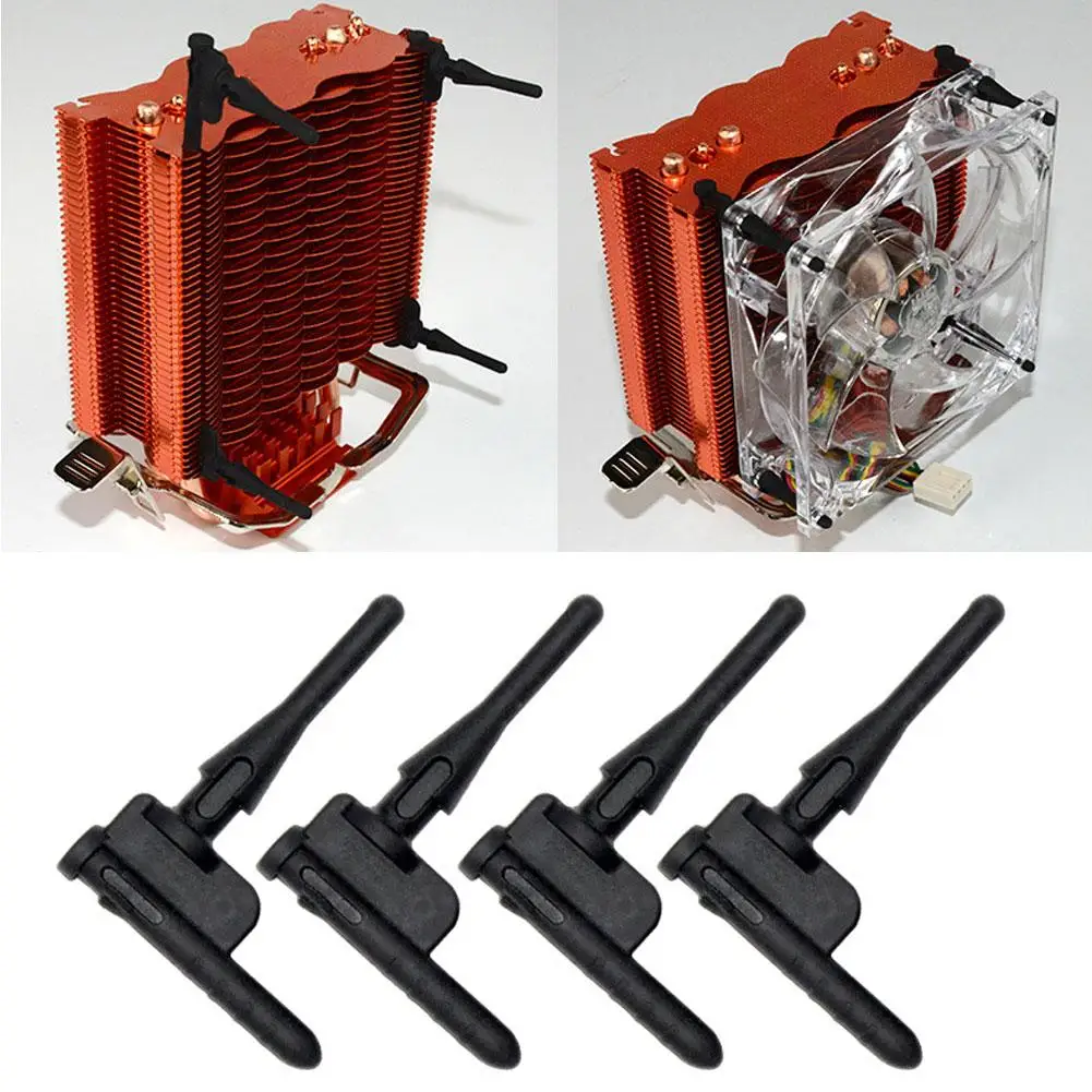 

4Pcs Silicone Rubber PC CPU Case Fan Mounting Screws Pins Noise Reduction Rivets Top Selling