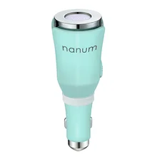 Nanum M Tulip Car Aroma Diffuser Air Purifier Car Charger Fragrance Remove Smell USB Safety Hammer