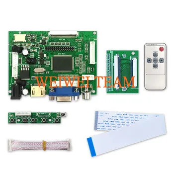 

LCD TTL LVDS Controller Board HDMI VGA 2AV 60PIN for A070VW04 V0 Driver Board testing before shipping