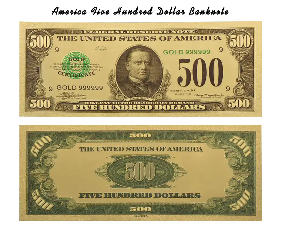 Банкнота 500 долларов сша