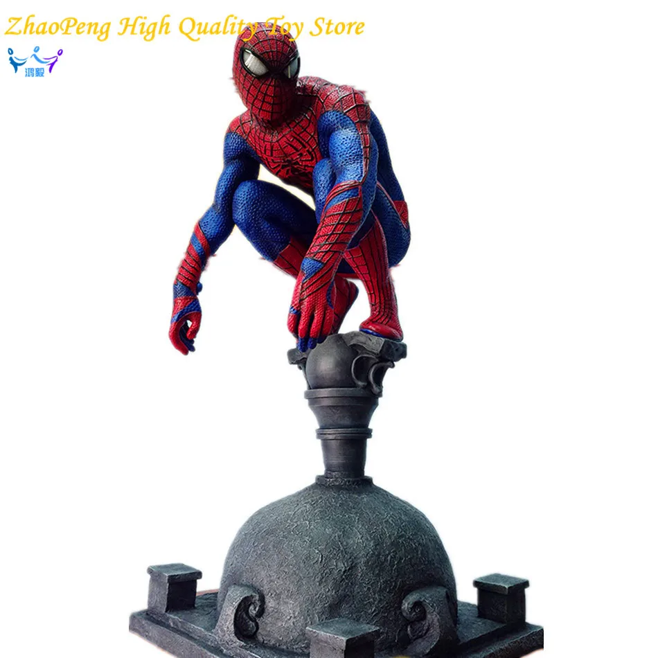 

Avengers Captain America 3 Bust Spider-Man Full-Length Portrait Collectible Avatar Model Head Portrait Toy FB188