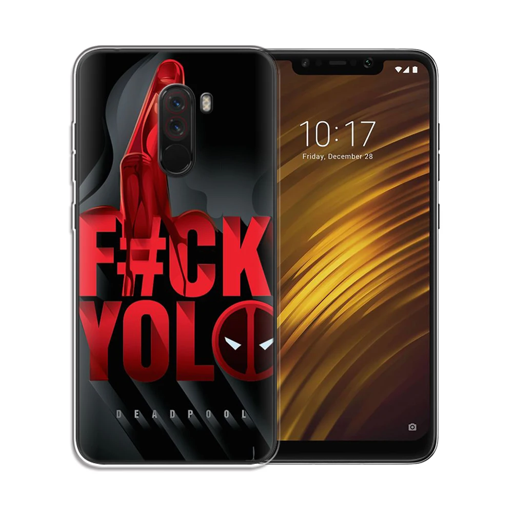 Мягкий чехол из ТПУ Для Xiaomi Pocophone F1, силиконовый чехол для Xiaomi Pocophone F1, Защитные чехлы для телефонов - Цвет: 5067