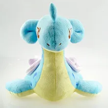 1pcs 17cm Poke mon Plush Toy Lapras Plush Game Character Soft Stuffed Animals Toys Doll Gift for Children Free Shipping
