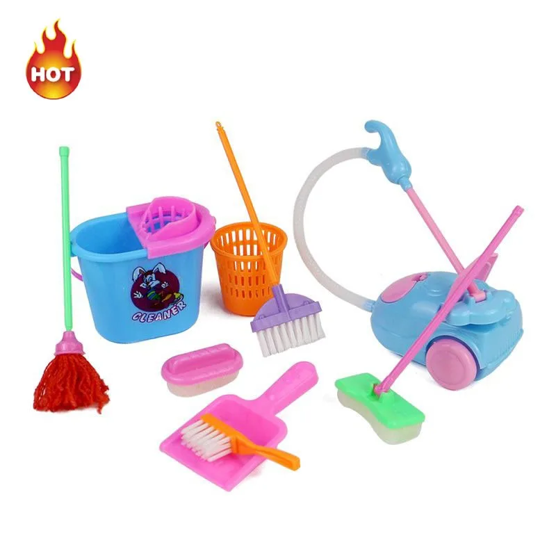 9pcs-lot-Delicate-Doll-House-Cleaning-Mop-Broom-Tools-Pretend-Play-Furniture-Toys-Kit-For-Girls