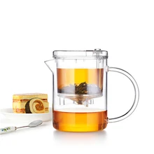 Термостойкая чайная стеклянная чашка с фильтром персонализированный кувшин стеклянные пивные кружки для воды Fincan домашние прозрачные кружки молоко офис DDQ127