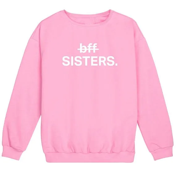 sisters pink hoodie