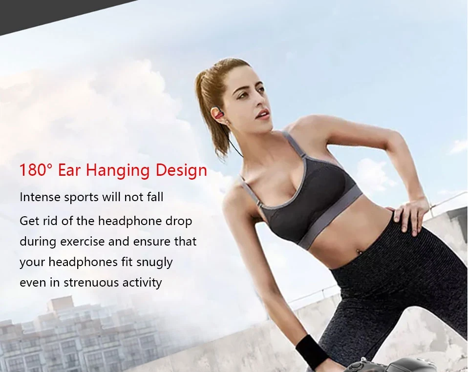 WhaY Wireless Stereo Headphones Bluetooth Stereo Bass In-ear Headset for iPhone X Samsung S6 Xiaomi Bluetooth Headphone with Mic (10)