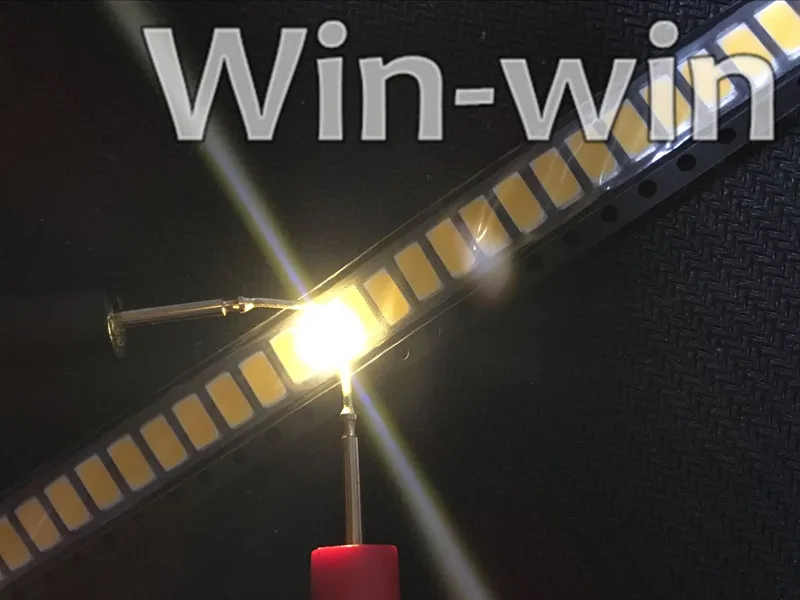 200 шт./лот 5630/5730 WW 0 5 Вт 50 55 лм 6500K белый свет SMD 5730 5630 Светодиодные лампы с чипом (3 2 ~ 3