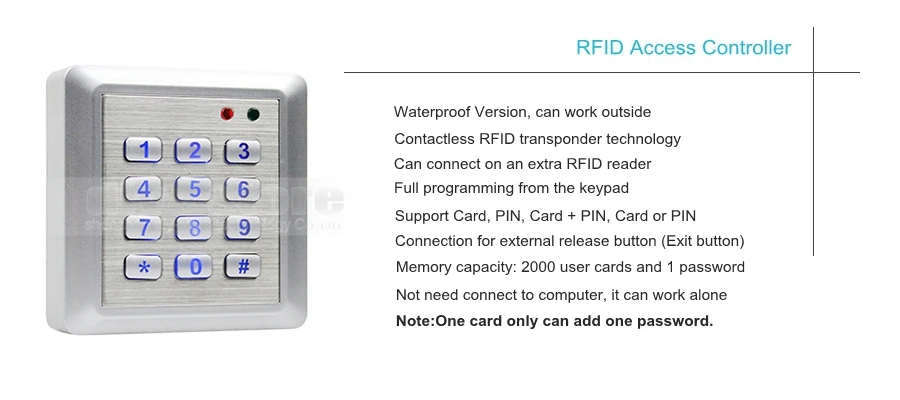 DIYSECUR 125 кГц RFID двери Система контроля доступа DIY Kit с электронным магнитным замком Strike Lock питание