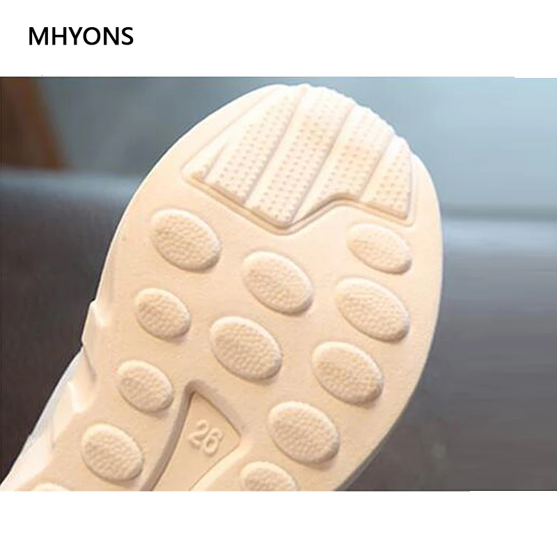 MHYONS 2019 весна осень детская обувь новая модная сетчатая спортивная для девочек