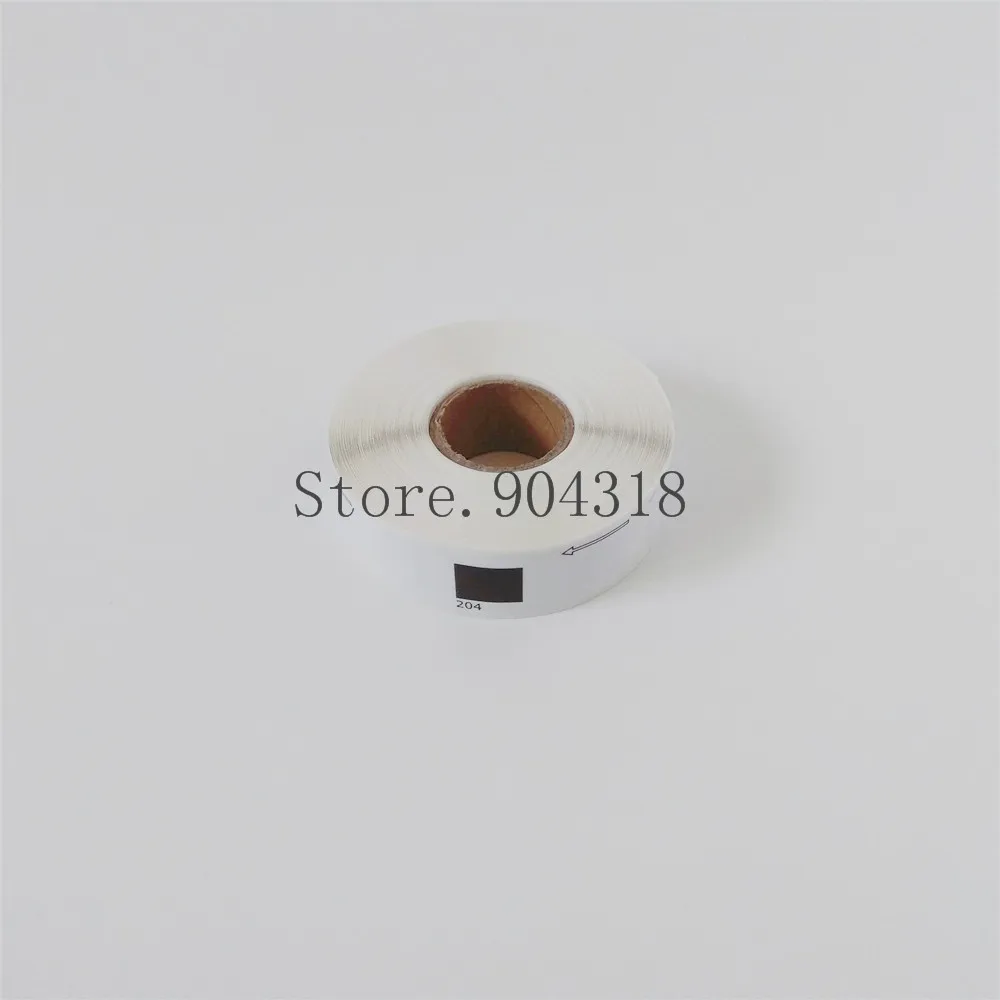 50 x рулонов Brother DK 11204 DK-11204 DK11204 1204 совместимые этикетки 17 мм 54 2/3 &quotx 2-1/8&quot QL 570 580 700