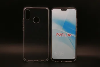 

100pcs/lot transparent smooth Soft TPU Cover Case For Huawei P20 Lite