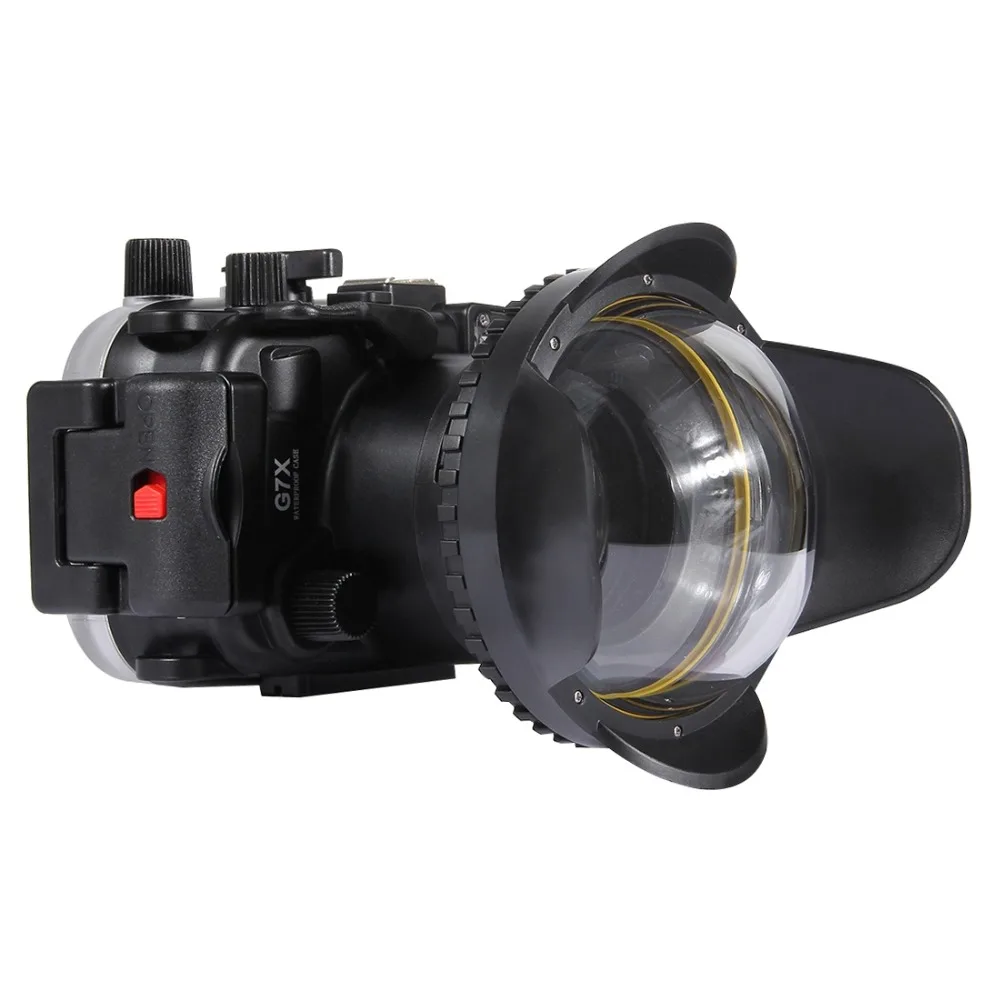 PULUZ 40 м подводный глубина Дайвинг чехол для sony A7 A6300 A6000 Canon G7 X Mark II Panasonic Водонепроницаемый купол для GoPro