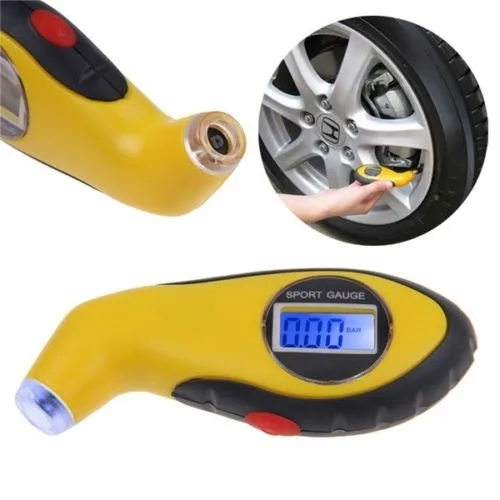 

2019 New Digital LCD Car Tire Tyre Air Pressure Gauge Meter Manometer Barometers Tester Tool Auto Car Motorcycle Car-styling Hot