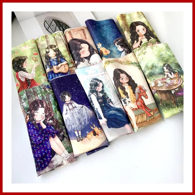 

SMTA 29cm*50cm jersey fabric cotton the cloth tissu au metre fabric with pawns cotton fabric meter net fabric 30g girl