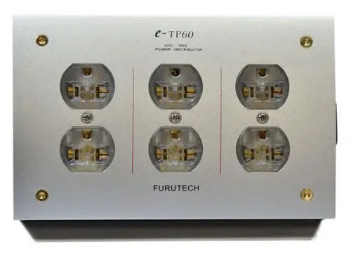 E-TP60 распределитель питания US 15A, Hi Fi позолоченный Аудио-разъем