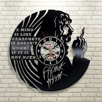 

Horloge Mural Vinyl Record Wall Clock Design Frank Zappa Cd Clocks Vintage Retro Style Watch 3d Decorative Hanging Home Decor