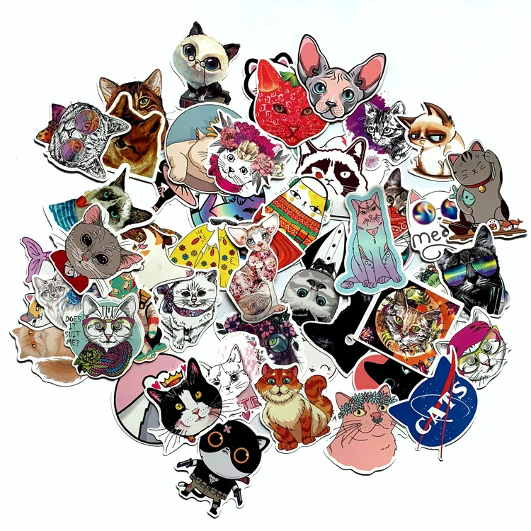 50 قطعة لطيف القطط الحيوان الكتابة على الجدران ملصقا نمط مختلط لعب لأجهزة الكمبيوتر المحمول حقيبة الدراجة الأمتعة سيارة سكوتر لوح التزلج ملص... 50 قطعة لطيف القطط الحيوان الكتابة على الجدران ملصقا نمط مختلط لعب لأجهزة الكمبيوتر المحمول حقيبة الدراجة الأمتعة سيارة سكوتر لوح التزلج ملص...