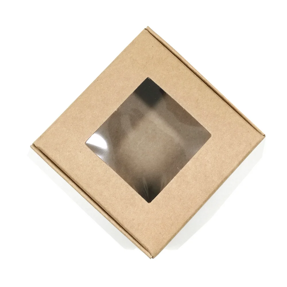 50 шт. крафт-бумага посылка очная коробка крафт-бумага для хранения ювелирных изделий бумажная коробка для карт Рождественский подарок