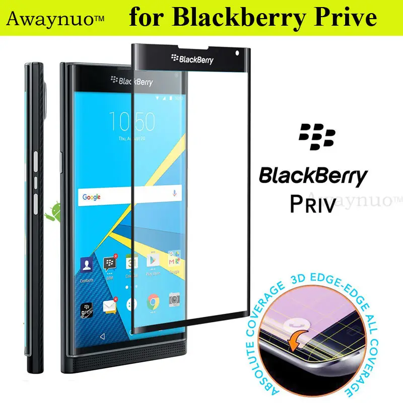 Awaynuo 9 H HD 3D Full Криволинейной Поверхности Экрана Протектор Для Blackberry Собств