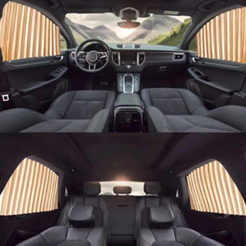 Balight Автомобильная Солнцезащитная шторка солнцезащитный, изоляционный экран боковое окно оттенки боковые шторы защитная пленка