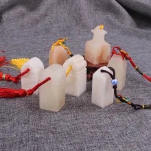 1 шт. нерезной китайской каллиграфии живопись подписи печать гравер по камню пустой штамп камень